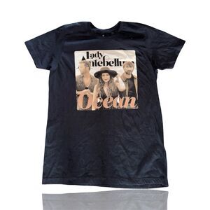 Lady Antebellum Ocean Tour T-Shirt Black Unisex M Country music: Concert Tee